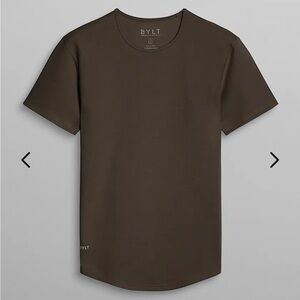 BYLT Basics gray/brown Short Sleeve Tee